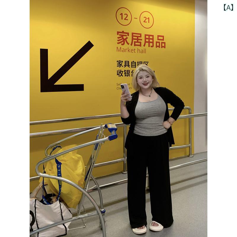 レディース ワイドパンツ ハイウエスト ゆったり ロングパンツ カジュアル フィット 大きいサイズ 垂れ感 ストレートレッグ リラックススタイル 日常使い 柔らか素材
