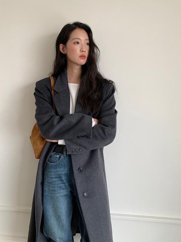 レディース 冬 ウール ロングコート 韓国 テーラードカラー 暖か 羊毛混 ロング丈 アウター 防寒 スタイリッシュ 普段使い