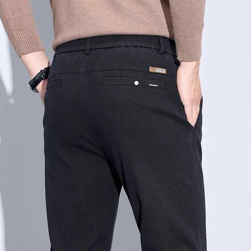パンツ メンズ ビジネス ワイドレッグ 秋冬 厚手 再生繊維 通勤用 スタイリッシュ ロング丈 快適素材