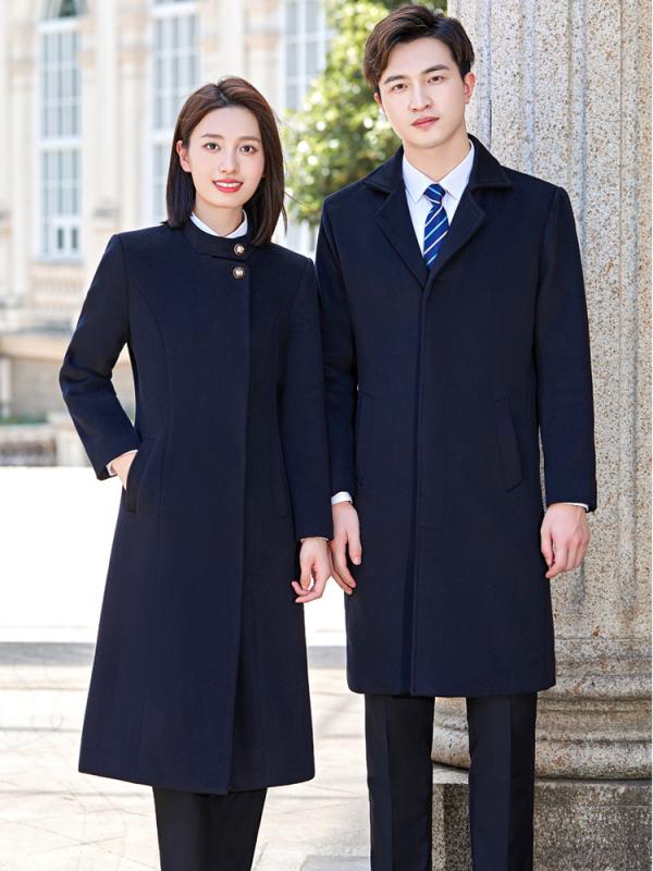 コート 女性用 秋冬 厚手 ウール 暖か アウター ホテル フロント 接待 ビジネス 職業服 制服 フォーマル ウェア サービス業 通勤用 保温性