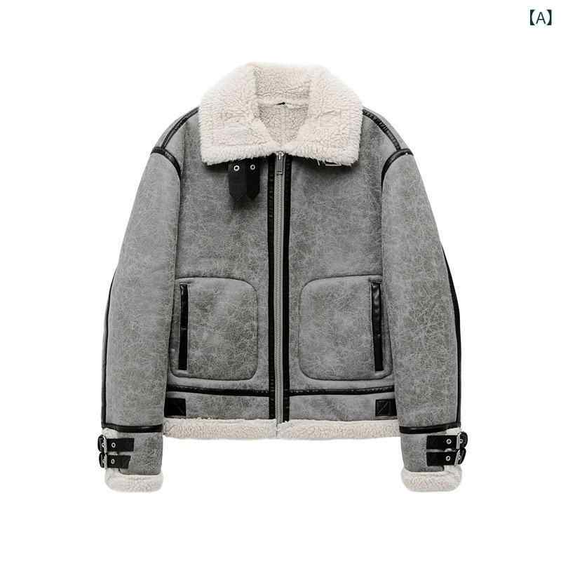 クロスボーダー メンズ 厚手 保温 フェイク 毛皮 両面 ジャケットコットン 服 3548302 802|新風堂