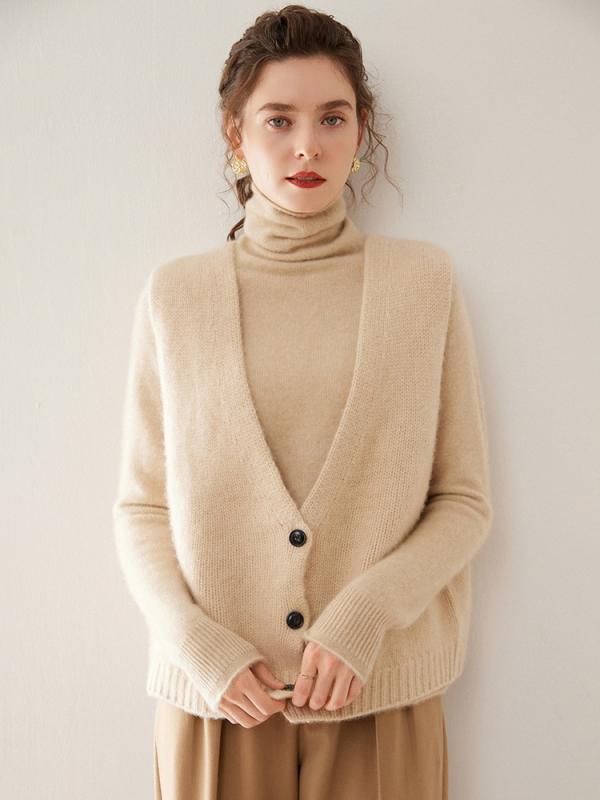 秋冬 レディース カシミヤ ニット ノースリーブ Vネック ベスト 柔らかい 暖か 保温性 軽量 高級感 快適 コーディネート ファッション 普段使い|新風堂