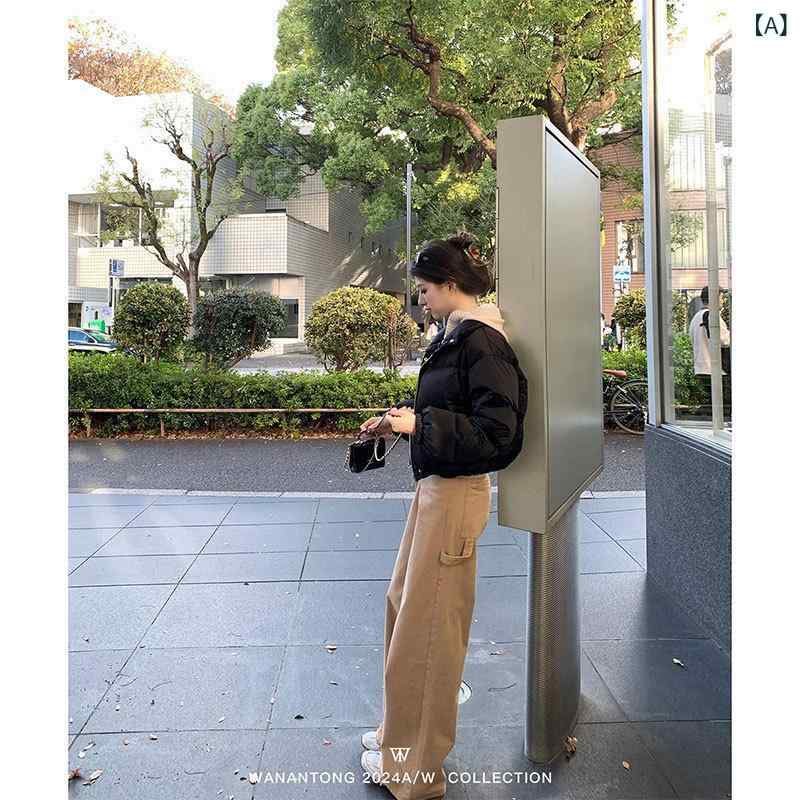 レディース ストレート カーゴパンツ 起毛加工 暖か素材 秋冬 カジュアル ロングパンツ 普段使い 柔らかい 履き心地
