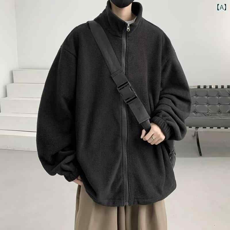 メンズ ジャケット 保温 厚手 カジュアル アメリカン スタイル トレンド デザイン 秋冬 用 暖か アウター 普段使い 軽量 感