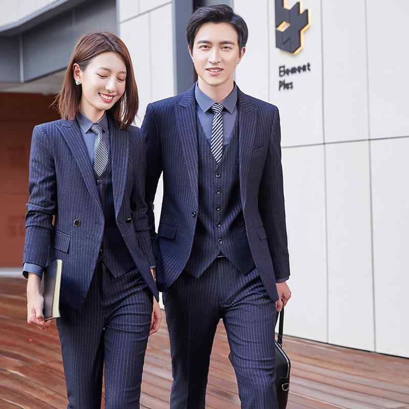 スーツ メンズ レディース 伸縮性 ストライプ ビジネス セットアップ 職業用 結婚式 パーティー フォーマルウェア 通勤 普段使い ジャケット パンツ コーディネート｜新風堂