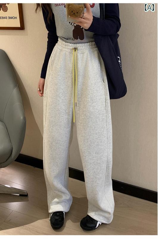スウェットパンツ レディース 冬 秋冬 気が大きい大きさ 裏起毛 2way 裾ドロ同盟罷工 無地 心地よいズボン下 ロング丈 ボトムス イージーパンツ 引っ切り無いズボン下 生あたたかい 広広としたズボン下 たわい無い 防寒 分かりやすい ゆったり 体型押しかぶせる 着痩せ 細押し出し お部屋着