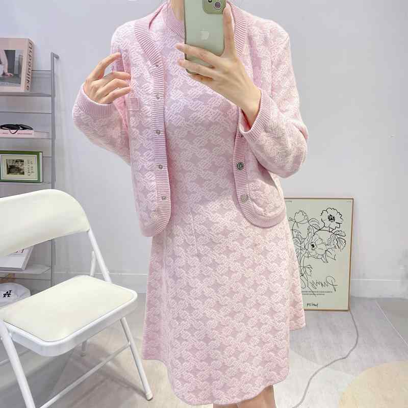 ワンピース レディース 春夏 2点セット カーディガン セットアップ ニット サマーニット トップス ミニワンピ 膝丈 aライン フレア フェミニン 上品 大人 かわいい エレガント きれいめ カジュアル フォーマル 通勤 デート 旅行 普段使い 伸縮性｜新風堂