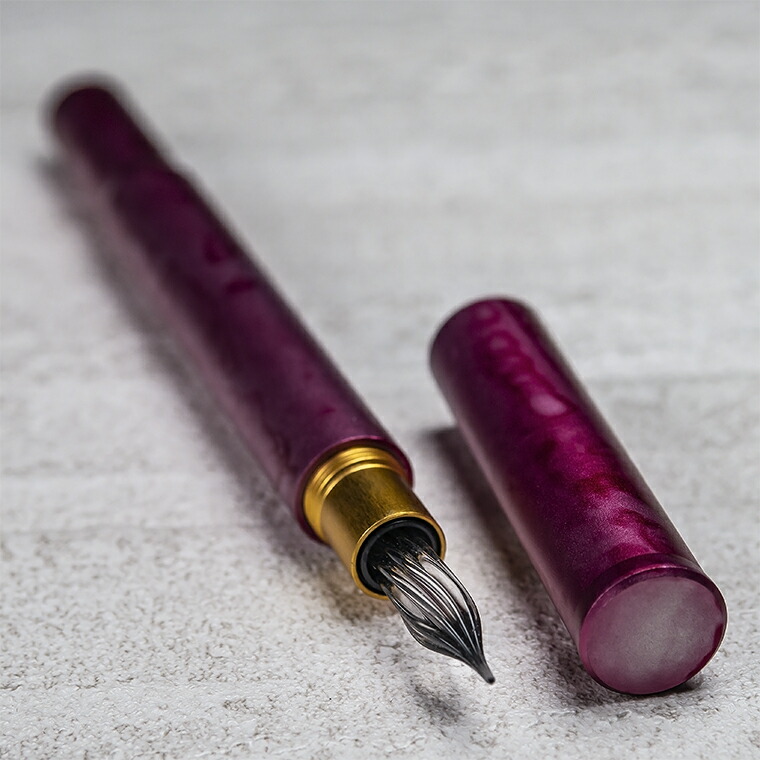 楽天市場 即納 Wa216 しずく万年筆 ピンク Ef 極細 F 細字 M 中字 文具ソムリエールも紹介 Wancher 特別限定生産品 コンバーター使用可能 ガラス製ペン先 ジェラルミン素材のボディ 宅配便 ワンチャー ブランド オリジナル 正規品 保証 ハンドメイド 手作り 菅 未里