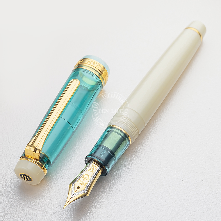 楽天市場】【S124】【WANCHER×SAILOR/セーラー】 限定 21金万年筆 透明