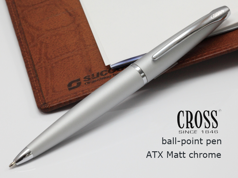 Cross ATX Matt Silver Ballpoint Pen
