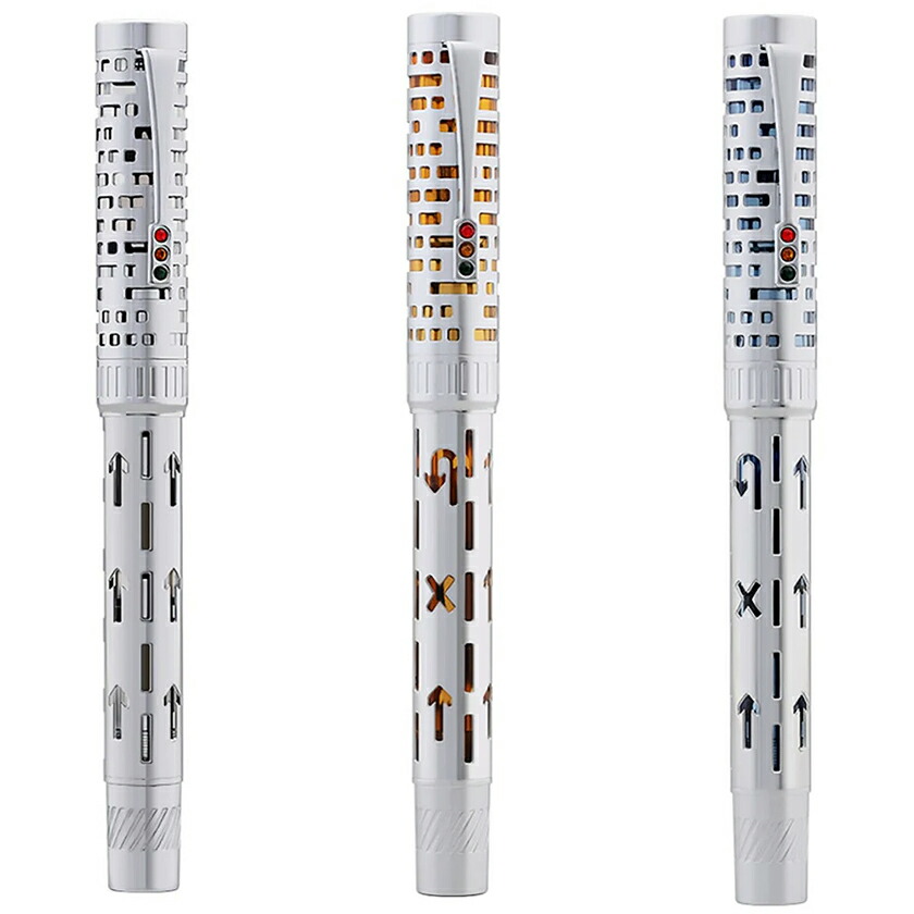 楽天市場】【MO45】【MAJOHN/末匠】V1 透明軸 万年筆 スチールニブ F