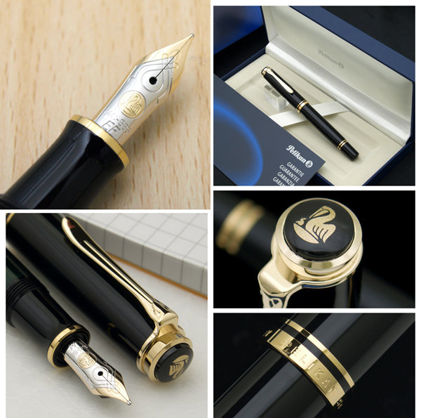 【楽天市場】【PELIKAN/ペリカン】スーベレーン M400 万年筆 ブラック×ゴールド 14金 老舗の名品 ドイツ最高峰の万年筆を！：筆記