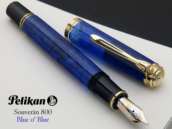 【楽天市場】【PELIKAN/ペリカン】特別生産品 スーベレーン M800 ブルー・オ・ブルー 万年筆 18金 M（中字） 青を幾重にも重ねた