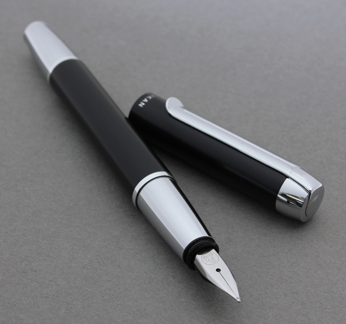 Stationary shop PenLife: Fountain pen black of a Pura/ plastic series