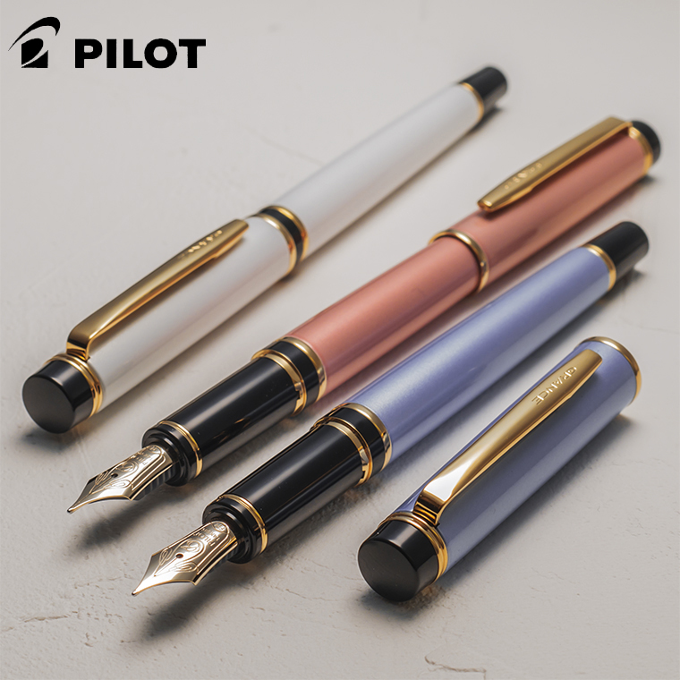 楽天市場 P78 Pilot パイロット Grance グランセ14金万年筆 パールピンク パールブルー パールホワイト Fm 中細字 M 中字 スリムタイプ 女性らしく華やかなデザイン カジュアルにもフォーマルにも Fgrc 12sr 即納 宅配便 正規品 保証 日本製 国産 金ペン