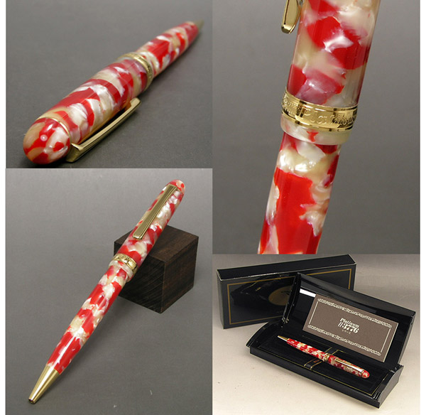 楽天市場 Platinum プラチナ 職人の美 優雅 金魚 ボールペン 高級セルロイド 宅配便対応 筆記具専門店ペンライフ