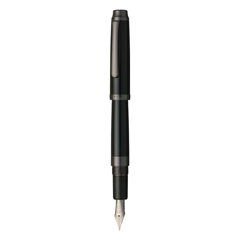 【PLT129】【PLATINUM / プラチナ】#3776 CENTURY / センチュリー 新シリーズ Travia / トラヴィア オニキスブラック 万年筆 F(細字) / M(中字) 14金 PFL-600【即納 プラチナ万年筆 日本製 国産 保証 正規品 Maidinjapan 黒 ブラック】|筆記具専門店ペンライフ
