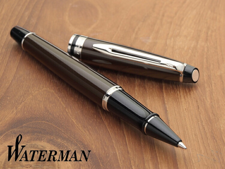 楽天市場 即納 Waterman ウォーターマン エキスパートエッセンシャル ダークブラウンct ローラーボール 宅配便対応 筆記具専門店ペンライフ