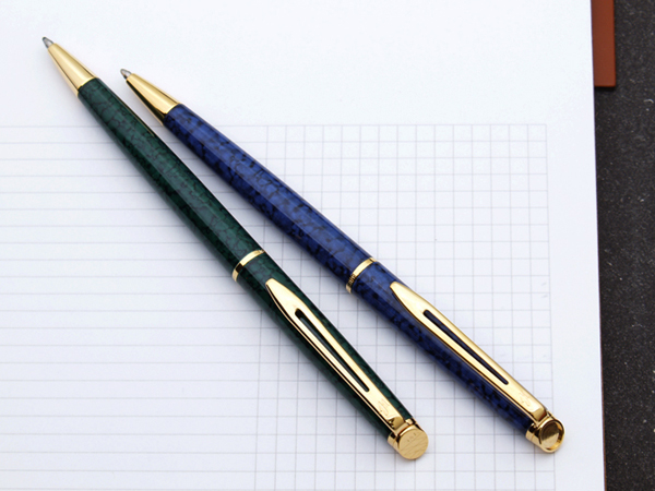 楽天市場 即納 Waterman ウォーターマン 稀少品 Metropolitan メトロポリタン ボールペン マーブル グリーン濃い翡翠 ひすい 色のような緑 ゴールドが美しい 筆記具専門店ペンライフ