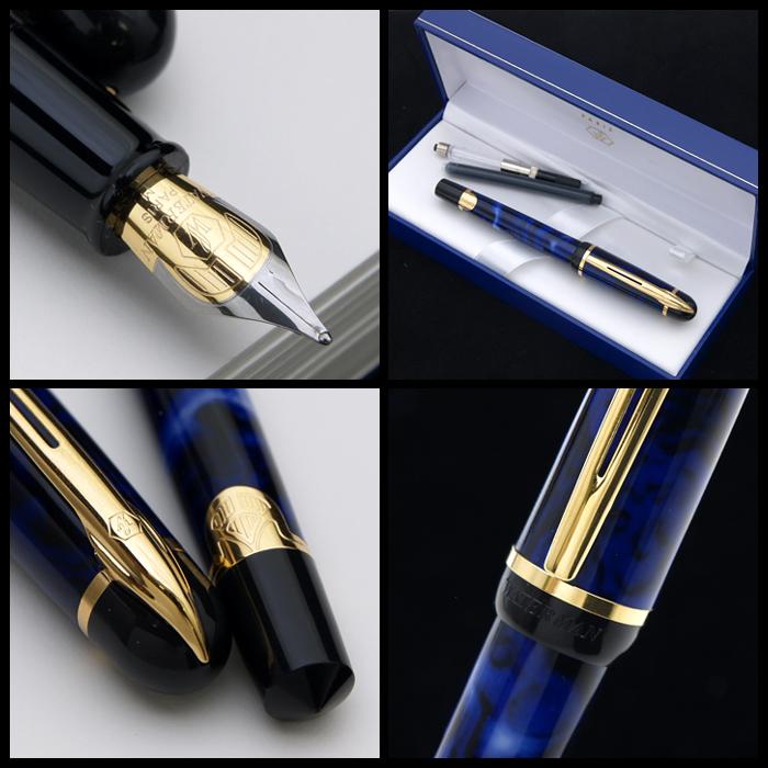 【楽天市場】【WATERMAN/ウォーターマン】【PHILEAS/フィリアス】ミネラルブルー 万年筆 M(中字) ジュール・ベルヌの小説「80