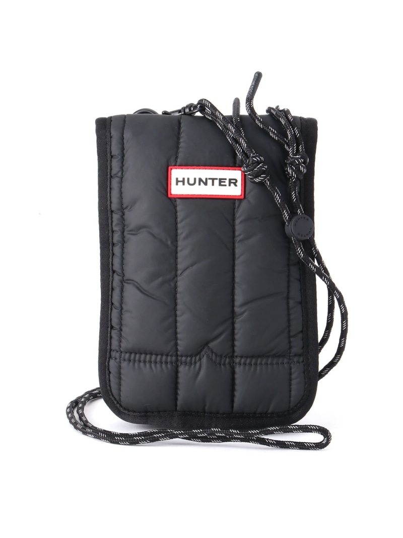 【SALE／40%OFF】(U)イントレピッド パファー フォーン ポーチ HUNTER ハンター バッグ ショルダーバッグ ブラック ホワイト【RBA_E】【送料無料】[ Fashion]