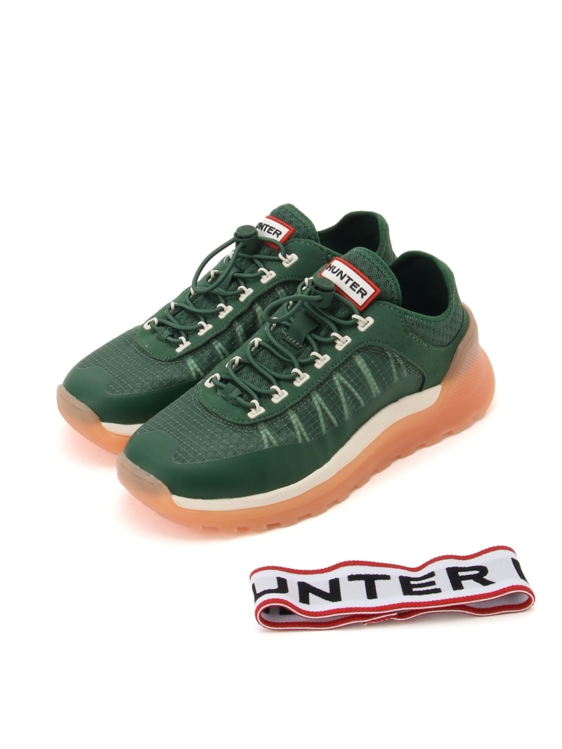 【SALE／40%OFF】(W)レディース 周遊 スニーカー HUNTER 山立ち シューズ・靴 スニーカー 緑であること【RBA_E】【貨物輸送無料】[ Fashion]
