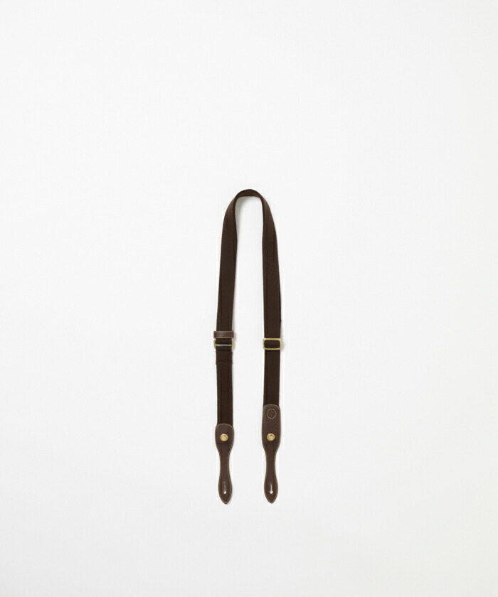 【公式】HUNTING WORLD ショルダーストラップ30ｍｍ[ストラップM 011BON]ダークブラウン6509080238｜ハンティングワールド店