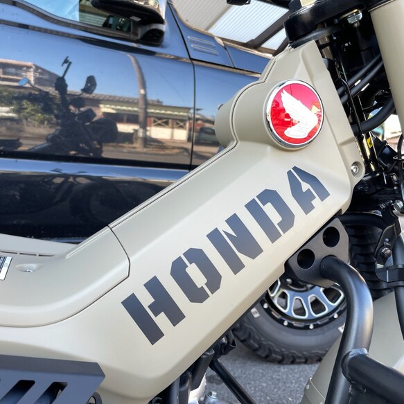 楽天市場】ハンターカブ カスタムステッカー Aタイプ HONDA デカール2枚 CT125 ミリタリー系 ステンシル カッティング : ハンティントン  楽天市場支店