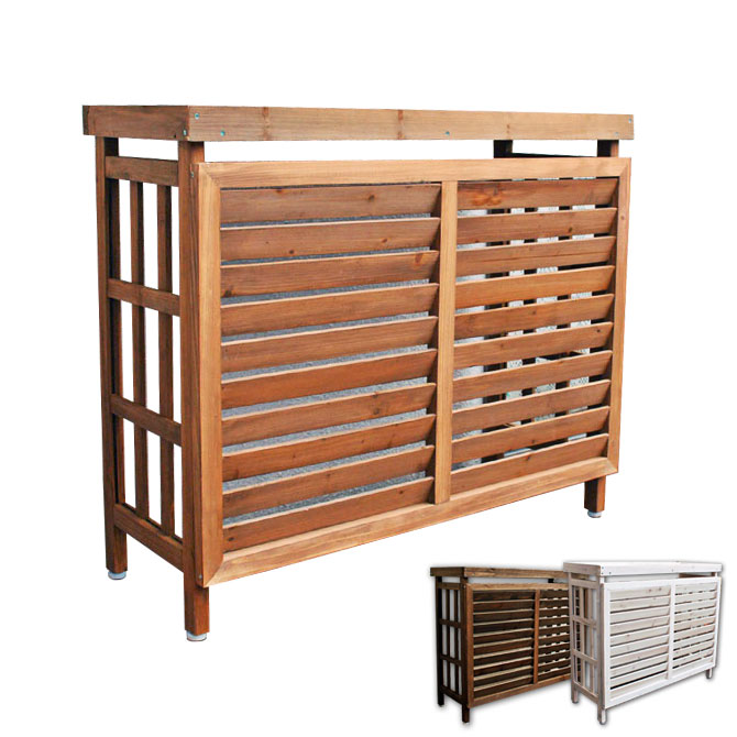 値引きする ｗｈ エクステリア ガーデニング ベランダ 木製 木製 庭 ガーデニング 室外機カバー モダン 逆ルーバー室外機カバー 逆ルーバー室外機カバー シンプル 日よけ ベランダ Huonestエアコン バルコニー 逆ルーバー室外機カバー Jsac 930 室外機カバー