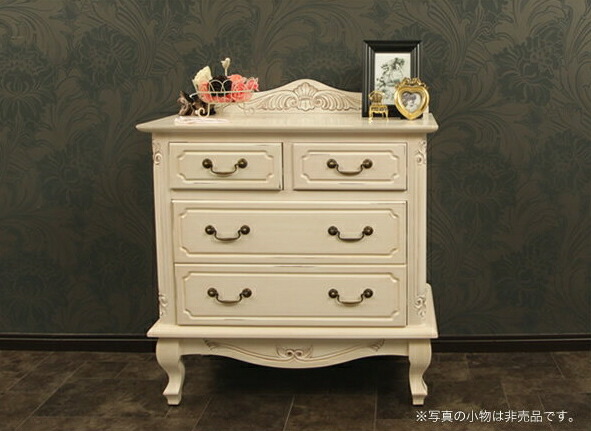 楽天市場】アンティーク調 ワイドチェスト 幅110cm木製