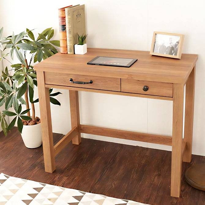 Pcデスク 一人暮らし 木目調の重厚感ある北欧風インテリア机 Bersa モダン 北欧風 つくえ 引越し 新生活 パソコンデスク 一人暮らし ミッドセンチュリー レトロ おしゃれ アンティーク風 デスク 机 パソコンデスク ワークデスク 作業デスク Pcデスク テーブル 引き出し