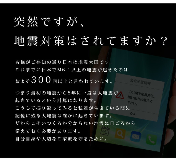 地震対策 天井つっぱり 冷蔵庫 冷凍庫 収納庫 防災 耐震 突っ張り 日本製 国産 キッチン おしゃれ 転倒防止 じしん作くん 冷蔵庫の転倒防止 ロータイプ Salon Raquet De