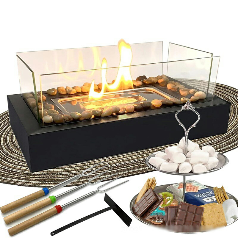 楽天市場】卓上ファイヤーピット ポータブルスモアメーカーキット 屋内