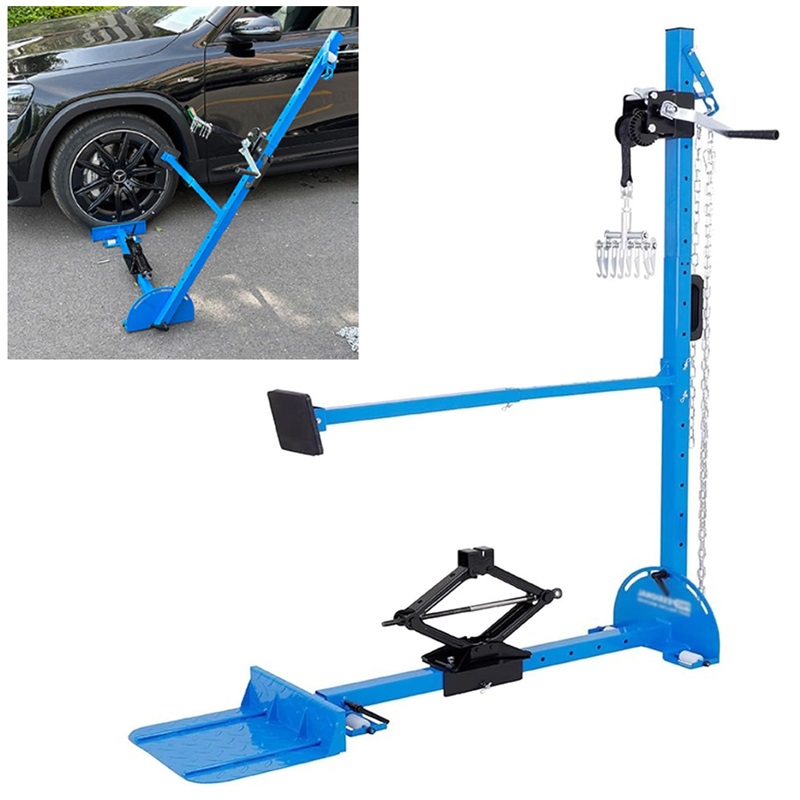 デントリペア 車 へこみ修理キット へこみ直し 引張高さ 100～1600mm 引張力 800kg 車の凹み直し 車のへこみプーラー 強力な車のへこみリムーバー へこみ除去キット 車体工具 デントプーラー