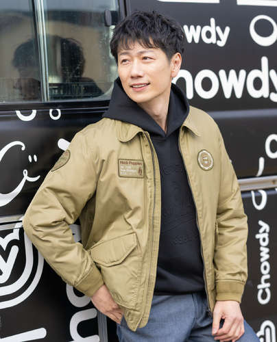 【SALE】Hush Puppies（ハッシュパピー） 中わた航空上衣【キングサイズ】メンズ 長袖 防寒