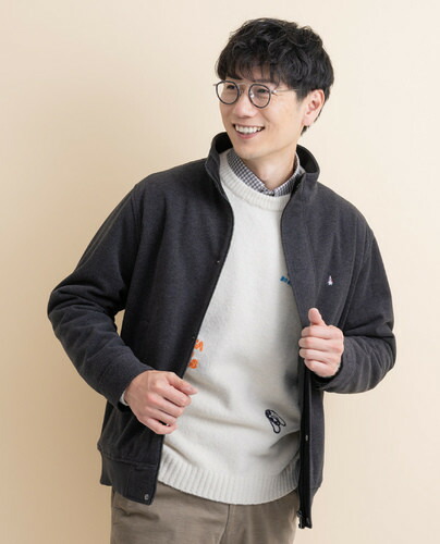 【SALE】Hush Puppies（ハッシュパピー） 羊毛調照明ランプ上衣 メンズ 長袖 防寒