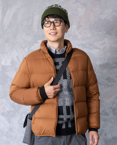 【SALE】Hush Puppies（ハッシュパピー） 軽さキルトダウンジャケット【キングサイズ】メンズ 長袖 防寒
