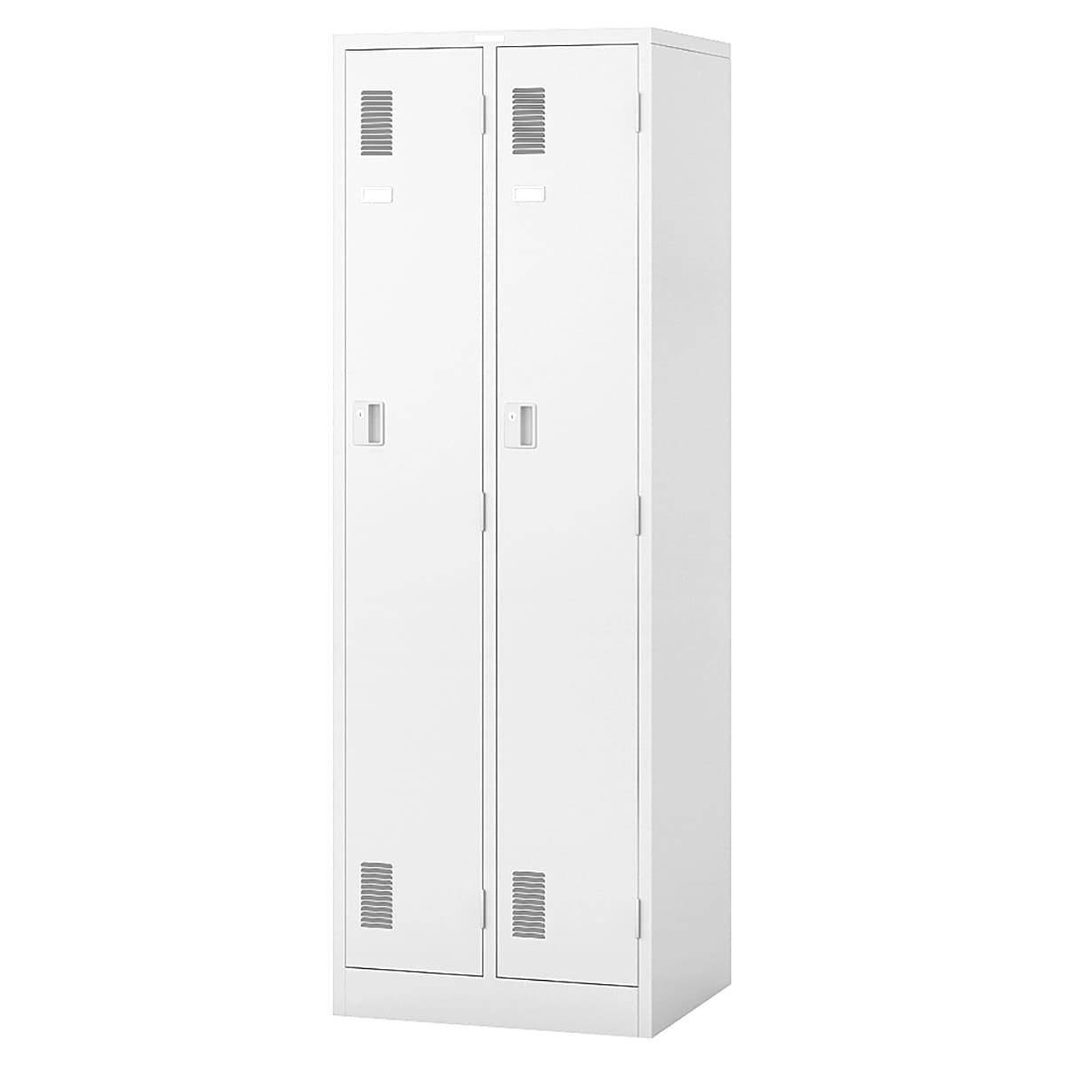 法人様限定 パーソナルロッカー LK2JNP-W 2人用 プッシュボタン錠タイプ ナイキ（NAIKI）