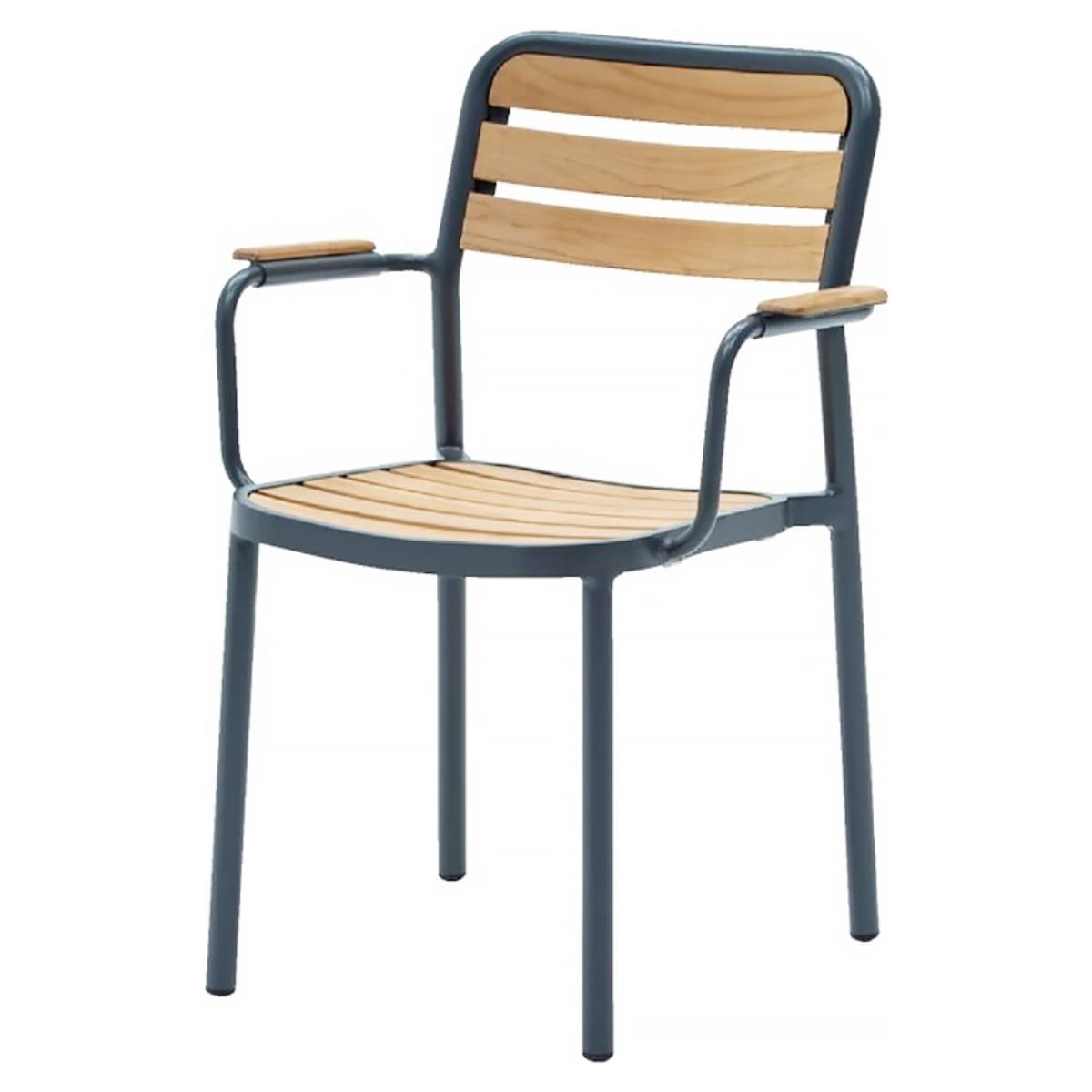 法人様限定 ガーデンチェア 屋外椅子 タパス テネリフェアームチェア／チーク ニチエス 29,955円