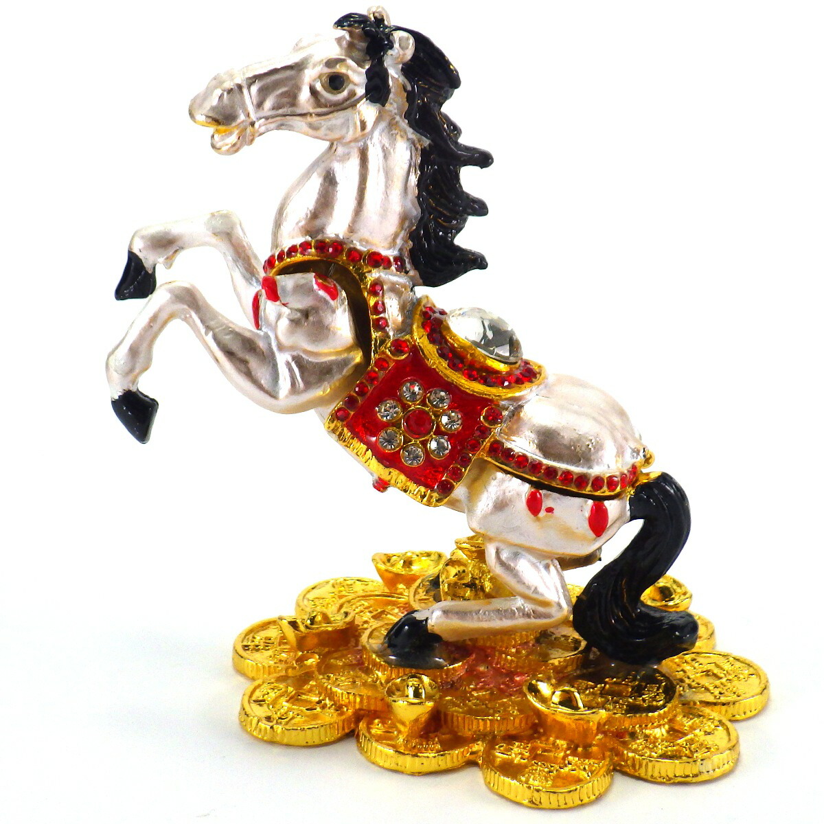 楽天市場】風水 馬 置物 グッズ 雑貨 お引越し 跳ね馬 置物 uma ウマ