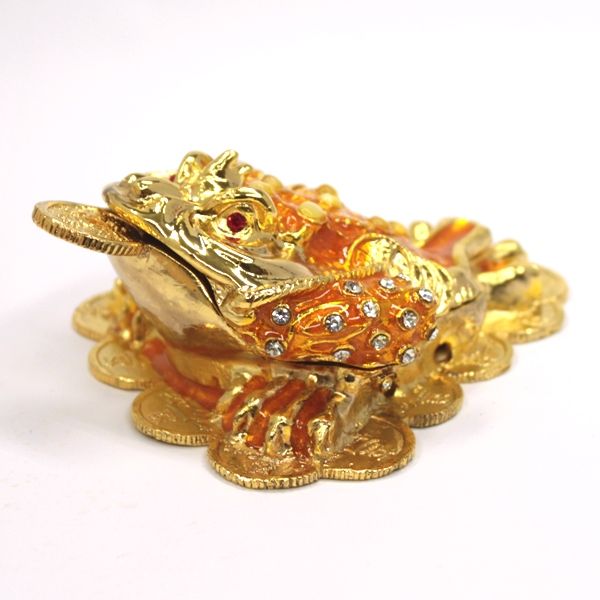 楽天市場】【天然石彫刻】水晶 三脚カエル 三脚蟾蜍（さんきゃくせんじ