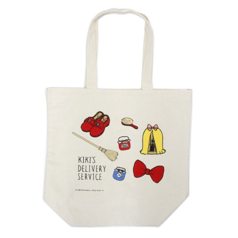 楽天市場】ジブリ グッズ 魔女の宅急便 縦型刺繍帆布トートバッグ