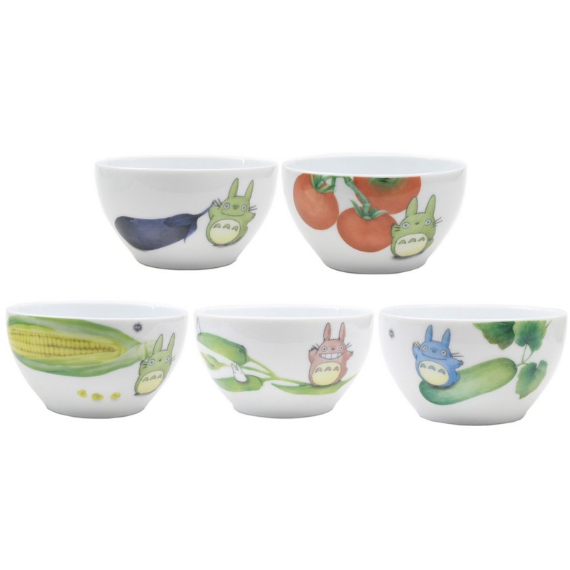 Noritake となりのトトロ 野菜シリーズ 11cmボウル 5個セット VF94579/1704-15