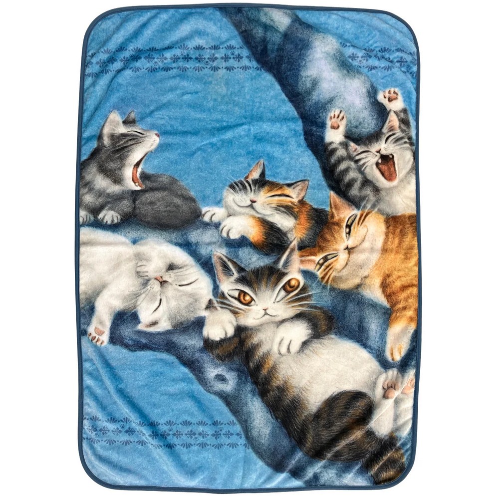 楽天市場】わちふぃーるど 猫のダヤン ブランケットL ダヤン・グレー