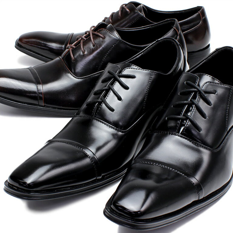 【楽天市場】ビジネスシューズ 革靴 メンズ【シューズ 紳士靴 男性 靴】SHCN2012 [ ストレートチップ 紐靴 ドレスシューズ 黒