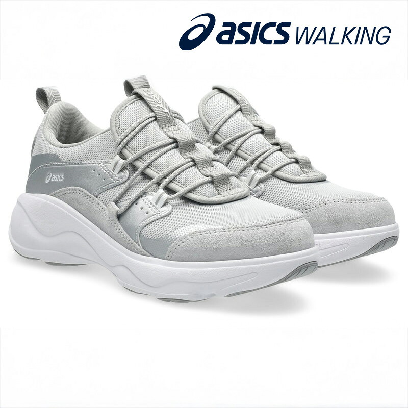 ウォーキングシューズ GEL-LASIRO WELLNESS WALKER 1E asics [ オフホワイト ベージュ ゲルラシーロ ウェルネスウォーカー レディース アシックス E 幅狭 レザー 本革 天然皮革 軽い 軽量 ラウンドトゥ スニーカー コンフォートシューズ 紐靴 スポーツ ブランド シンプル ]