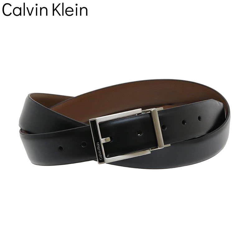 カルバンクライン リバーシブルベルト Calvin Klein 革小物 リバーシブルベルト 革小物 ベルト Reversible Belt メンズ リバーシブルベルト ブラック / スムース ブラウン / サフィアーノ11CK010020 人気 おすすめ おしゃれ ブランド プレゼント ギフト