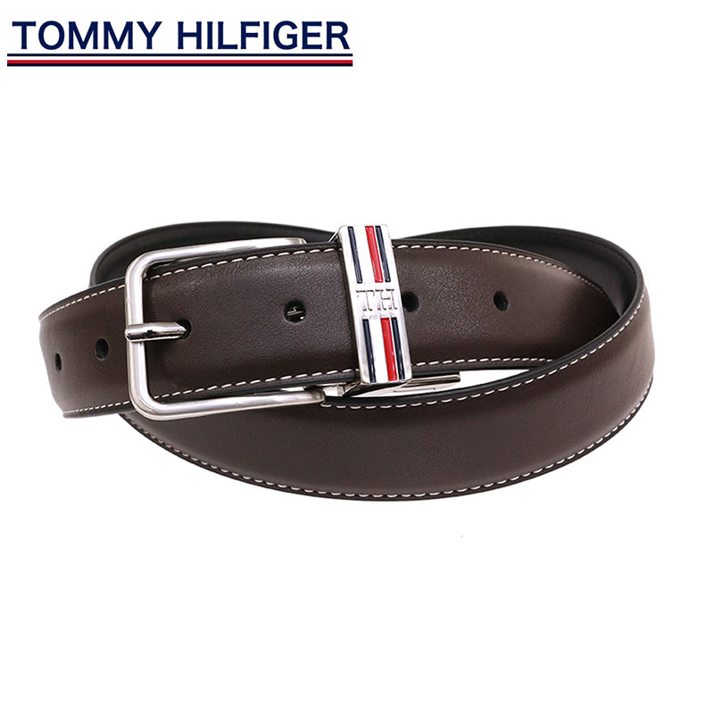 トミー ヒルフィガー リバーシブルベルト Tommy Hilfiger 革小物 リバーシブルベルト メンズ リバーシブルベルト ブラウン/ブラック 11TL020037-206 人気 おすすめ おしゃれ ブランド プレゼント ギフト