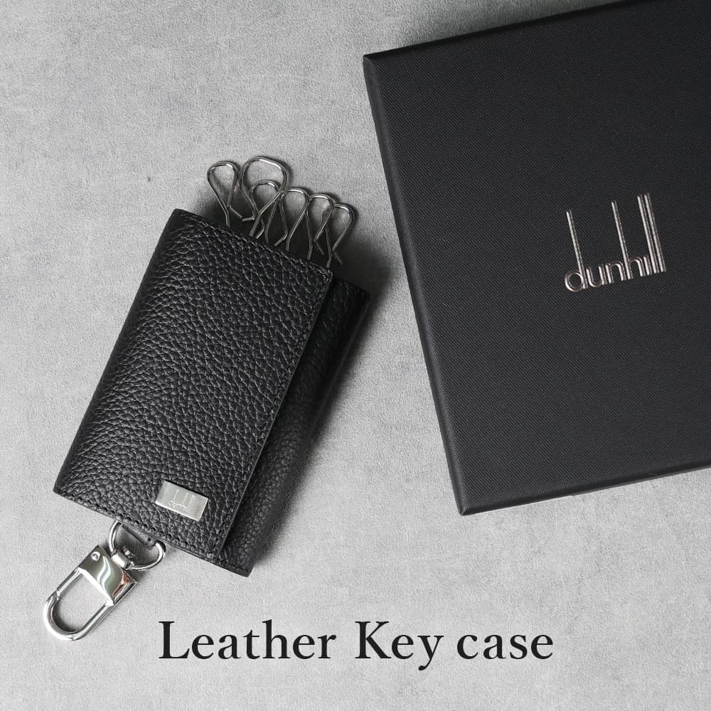 新品 未使用品✨ ダンヒル キーホルダー レザー カーボン調 ブラック Amazon | [Dunhill] ダンヒル キーホルダー DUJZC0876K KEY