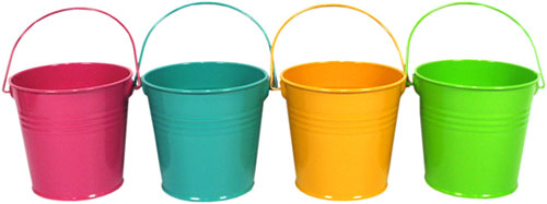 楽天市場 カラースチールバケツ ひゃくえもんプラス 楽天市場店